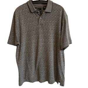 Marc Edwards Mens Polo Short Sleeve Shirt Size Large Golf Activewear Athleisure